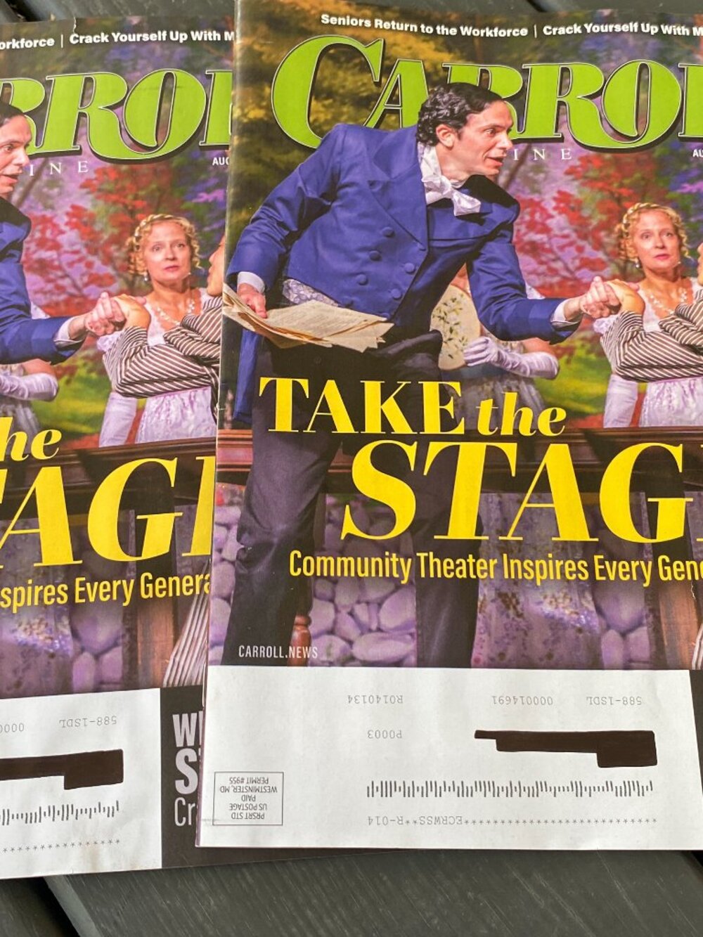 Lot of 2 Carroll Magazine August/September 2026 Issues-Take the Stage